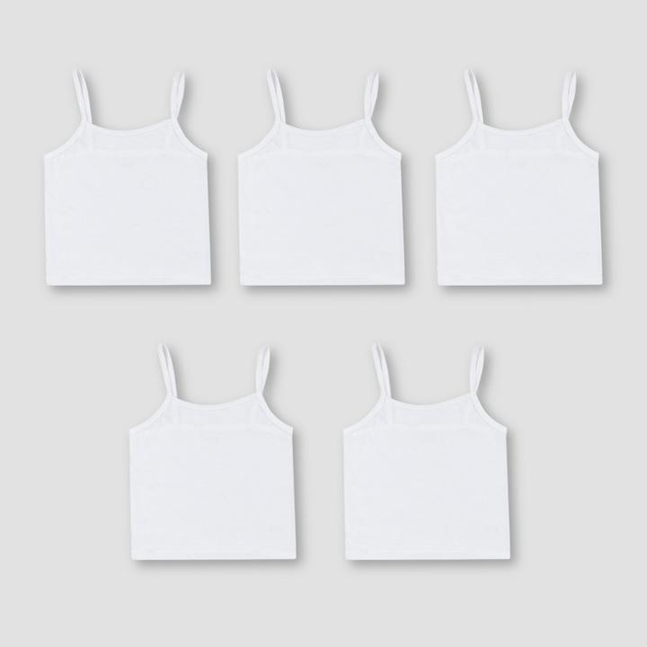 Hanes Toddler Girls' 5pk Camisoles - 4t,