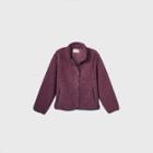 Women's Faux Fur Sherpa Jacket - Universal Thread Purple