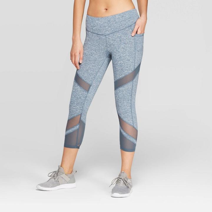 Women's Studio Mid-rise Capri Leggings 20 - C9 Champion Blue/gray