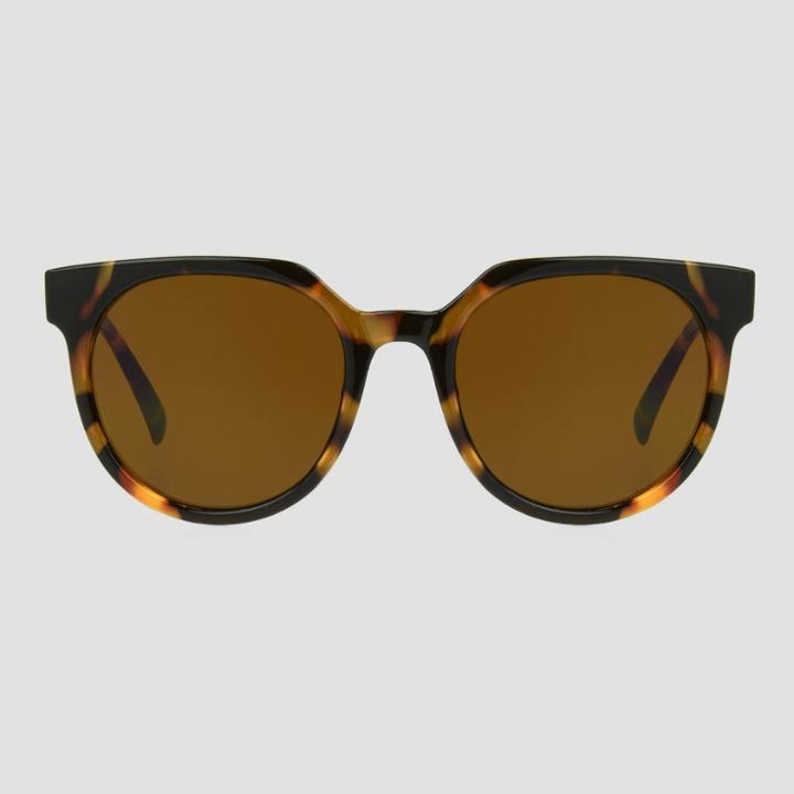 Women's Tortoise Shell Print Angular Square Sunglasses - Universal Thread Brown