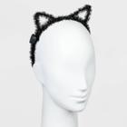 No Brand Tinsel Cat Ear With Led Light Headband - Black
