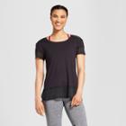 Women's Mesh Block T-shirt - C9 Champion Black