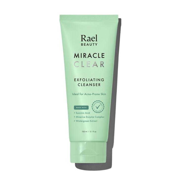 Rael Beauty Miracle Clear Succinic Acid Gentle Exfoliating Cleanser For Acne