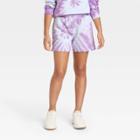 Kids' Shorts - Art Class Purple Tie-dye