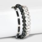 Worn Stretch Bracelet 3pc - Universal Thread Stone Gray,