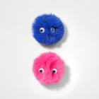 Kids' 2pk Furry Monster Pom Show Decals - Cat & Jack One Size,