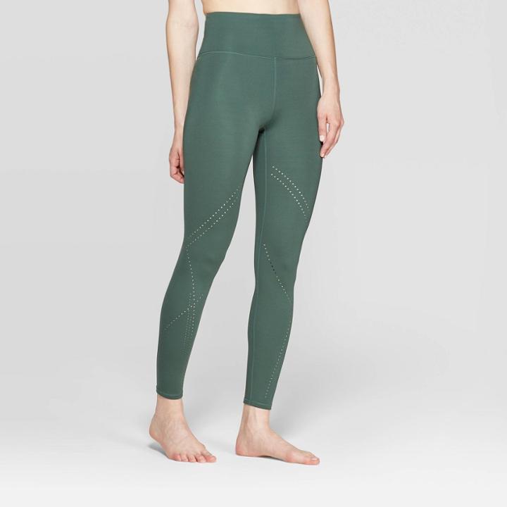 Women's High-waisted 7/8 Leggings - Joylab Jungle Green