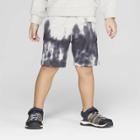 Toddler Boys' Tie Dye Knit Pull-on Shorts - Art Class Heather Gray