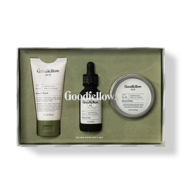 Beard Care Set - Beard Wash, Beard Oil & Beard Balm - 4.5 Fl Oz/3ct - Goodfellow & Co