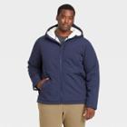 Men's Big & Tall Softshell Sherpa Jacket - All In Motion Navy