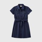 Girls' Short Sleeve Uniform Safari Dress - Cat & Jack Navy