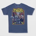 Marvel Boys' Thor Short Sleeve Graphic T-shirt - Denim Heather