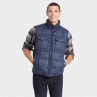 Men's Midweight Puffer Vest - Goodfellow & Co Navy Heather