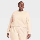 Women's Plus Size Sweatshirt - Who What Wear Cream