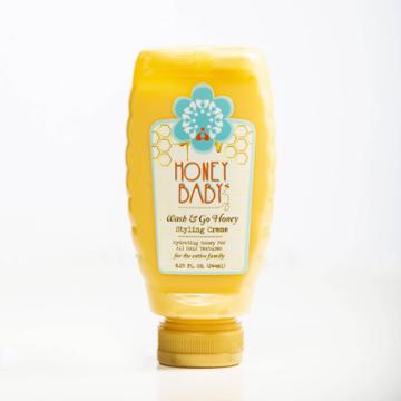 Honey Baby Naturals Honey Baby Wash & Go Honey Styling Creme - 8.25 Fl Oz, Adult Unisex