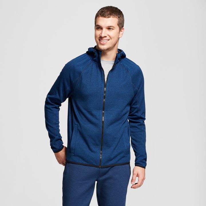 Men's Fleece Full Zip Sweatshirt - C9 Champion Winter River Teal Heather