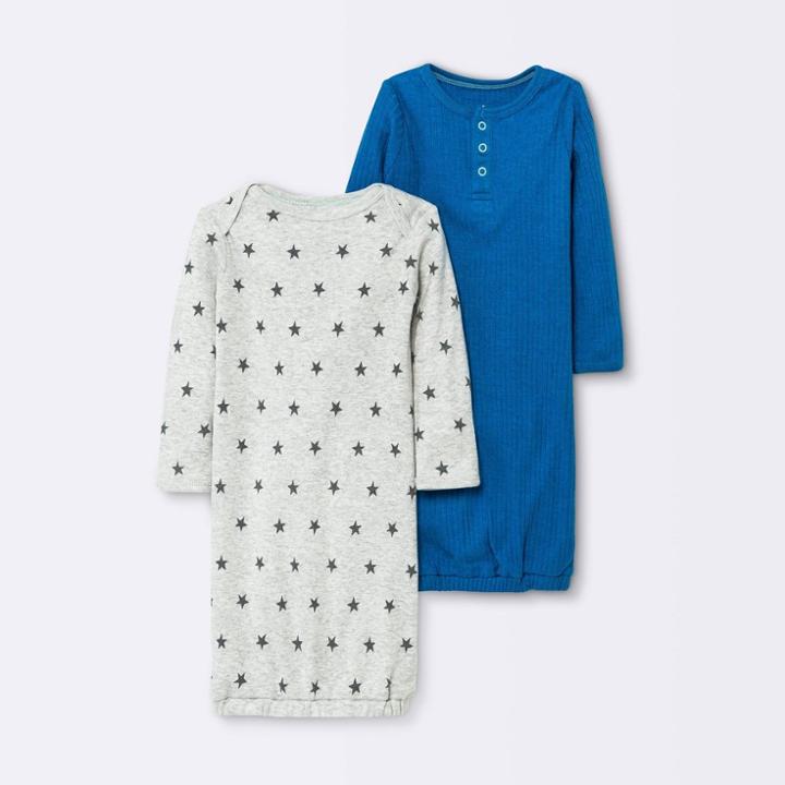 Baby Boys' 2pk Rib Adventure Nightgown - Cloud Island Green