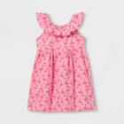 Toddler Girls' Flamingo Ruffle Tank Dress - Just One You Made By Carter's Pink