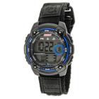 Men's Coleman Digital Sportwrap Watch - Black/blue