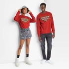 No Brand Black History Month Adult Unisex Black Joy Long Sleeve Graphic T-shirt - Red