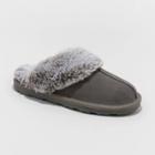Women's Chandra Genuine Suede Scuff Slide Slippers - Stars Above Gray