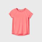 All In Motion Girls' Pin-tuck Back Short Sleeve Performance T-shirt - All In