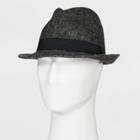 Men's Dobby Fedora Hat - Goodfellow & Co Gray