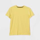 Men's Short Sleeve Performance T-shirt - All In Motion Yellow S, Men's,