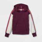 Girls' Colorblock Zip-up Sweatshirt - All In Motion Plum Purple
