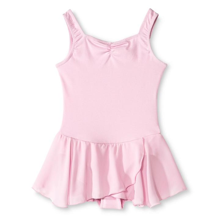 Danz N Motion By Danshuz Danz N Motion Girls' Sweetheart Activewear Leotard Dress - Pink