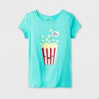 Girls' Adaptive Short Sleeve Popcorn Graphic T-shirt - Cat & Jack Green