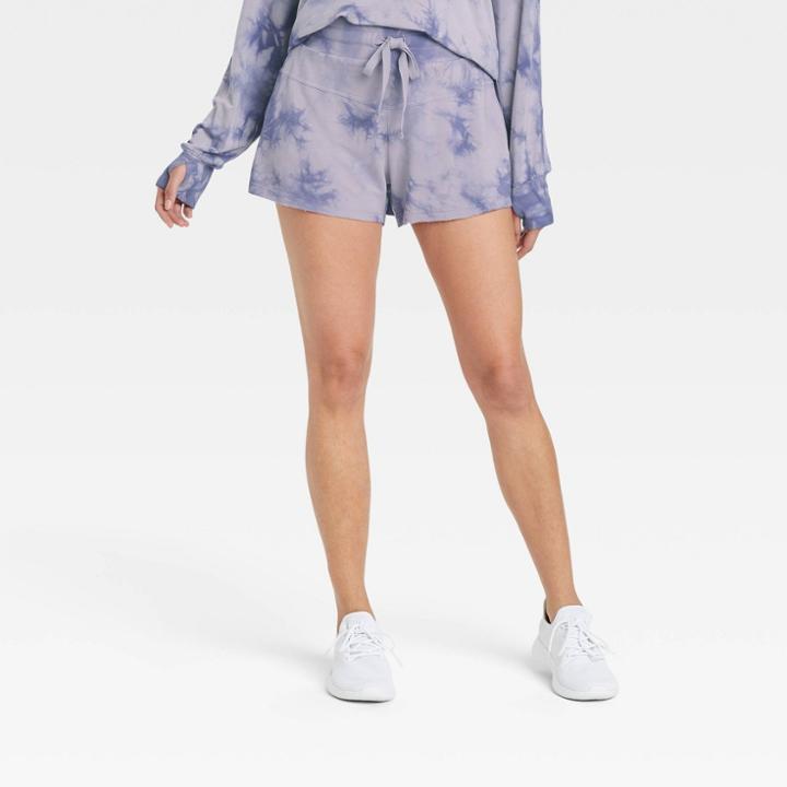 Women's Lightweight French Terry Mid-rise Shorts 3 - Joylab Gray