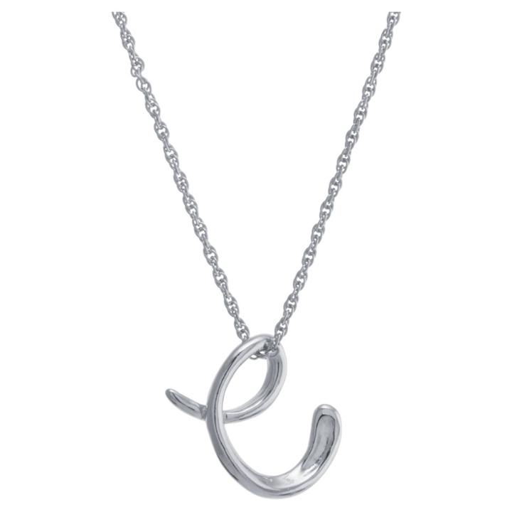 Target Women's Sterling Silver Cursive Script Initial Pendant - C (18),