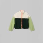 Full Zip Sherpa Jacket - Wild Fable Green Color Block