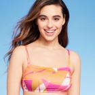 Women's Abstract Print Bikini Top - Kona Sol Multi