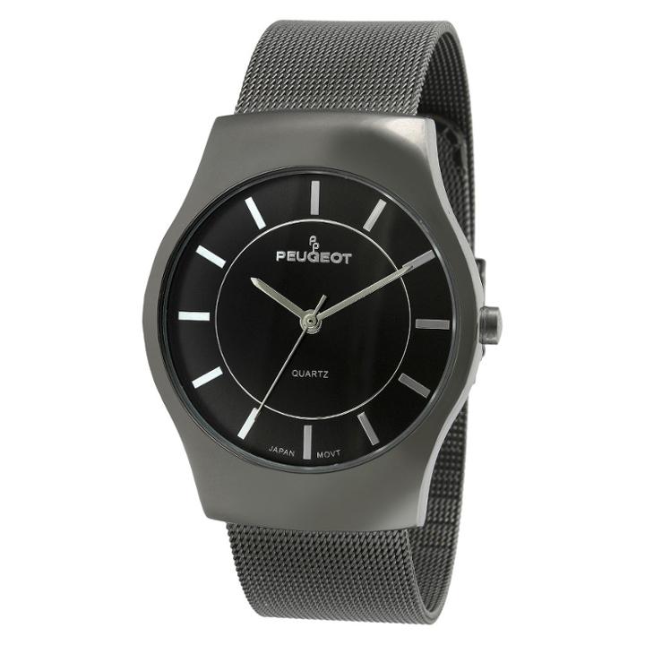 Target Men's Peugeotmesh Bracelet Watch - Gun