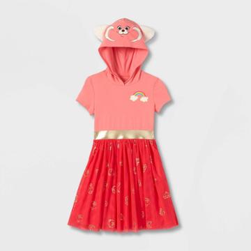 Girls' Disney Turning Red Cosplay Tutu Dress - Red