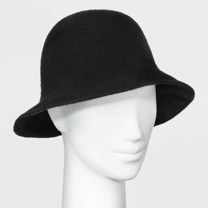 Women's Knit Bucket Hat - Universal Thread Black