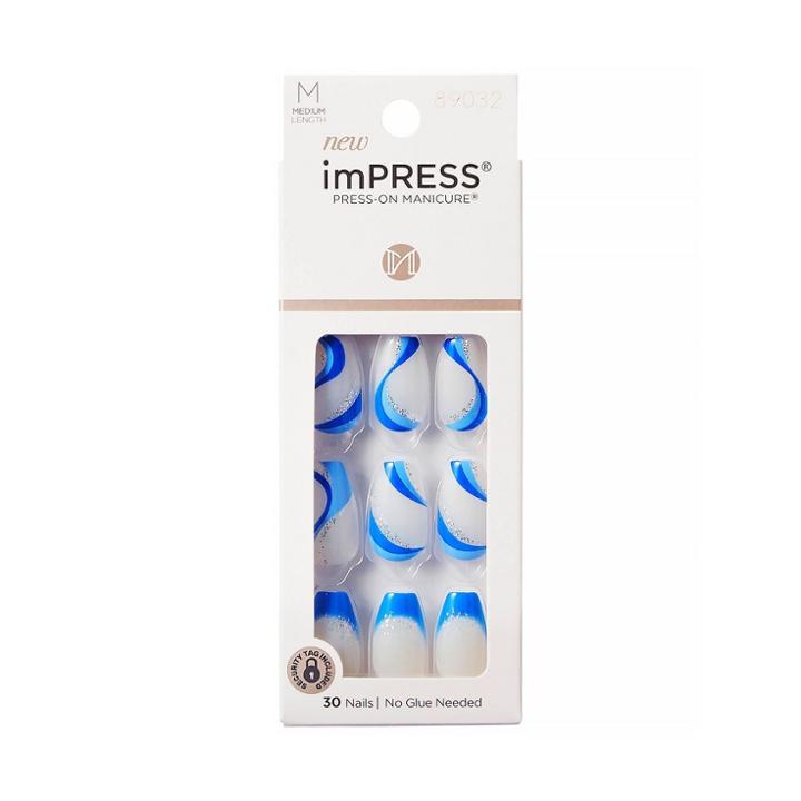 Kiss Products Impress Press-on Manicure Medium Coffin Fake Nails - Mesmerize