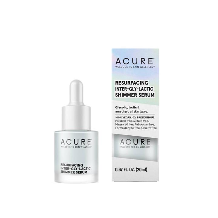 Acure Resurfacing Inter-gly-lactic Shimmer Serum