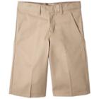 Dickies Boys' Relaxed Fit Flexwaist Shorts With Extra Pocket - Khaki (green)