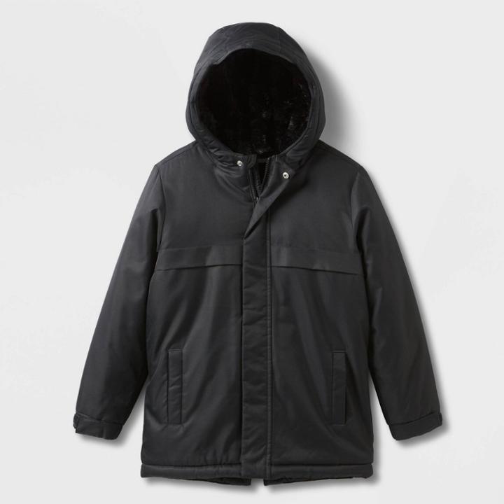 Kids' Playground Parka Jacket - Cat & Jack Black