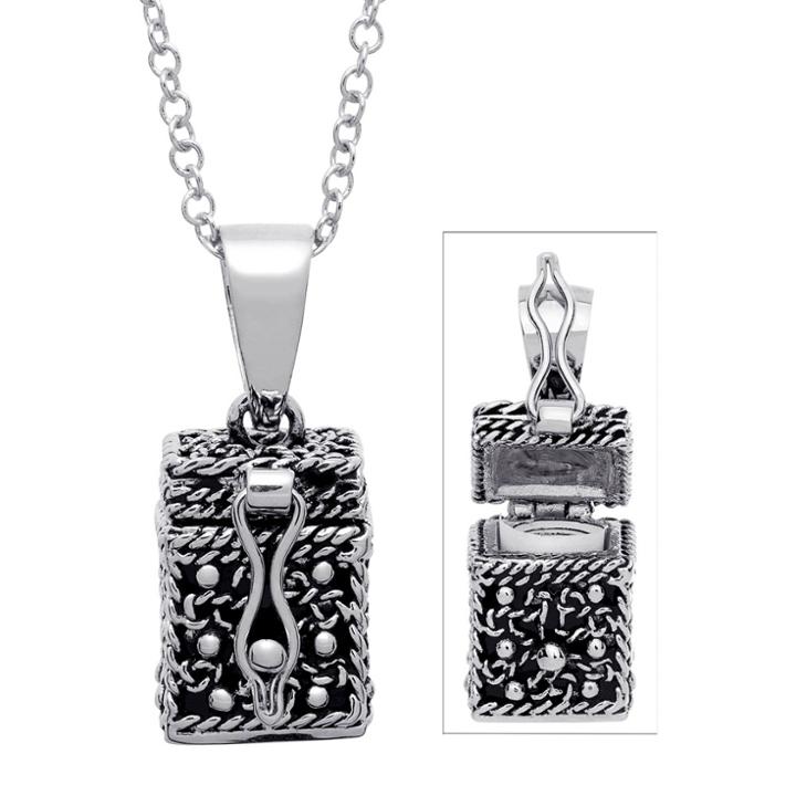Distributed By Target Women's Prayer Keeper Antiqued Box Pendant,