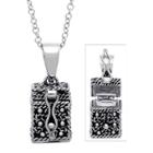Distributed By Target Women's Prayer Keeper Antiqued Box Pendant,