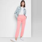 Women's High-rise Vintage Jogger Pants - Wild Fable Pink