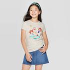 Girls' Short Sleeve Flying Squirrels Graphic T-shirt - Cat & Jack Oatmeal Heather