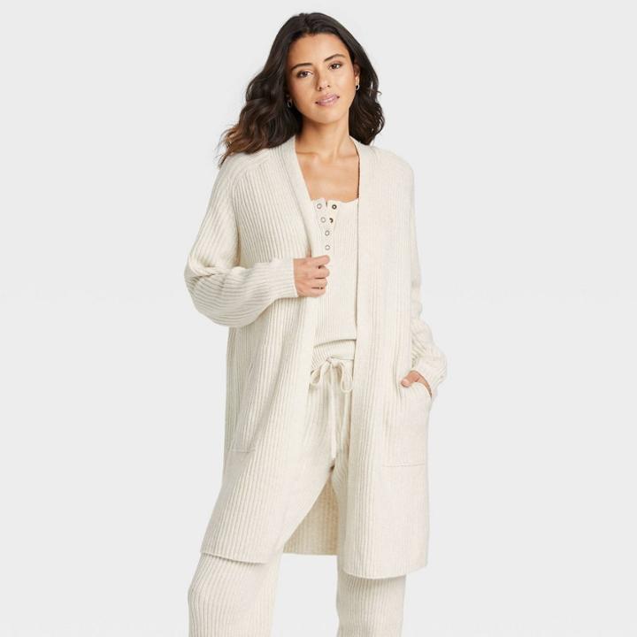 Women's Duster Cardigan - Universal Thread Cream