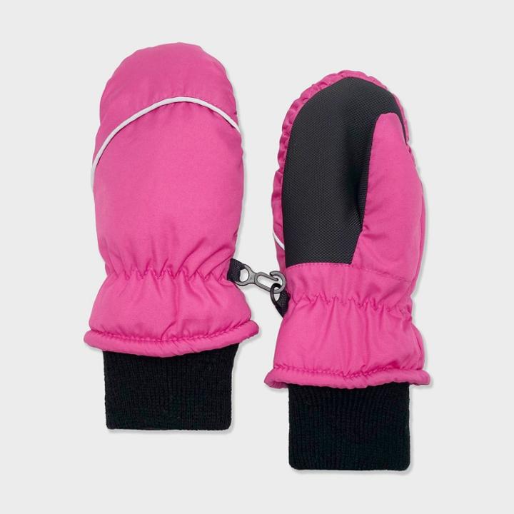 Toddler Girls' Ski Mittens - Cat & Jack Hot Pink
