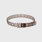 Women's Oversize Grommet Jelly Belt - Wild Fable Black