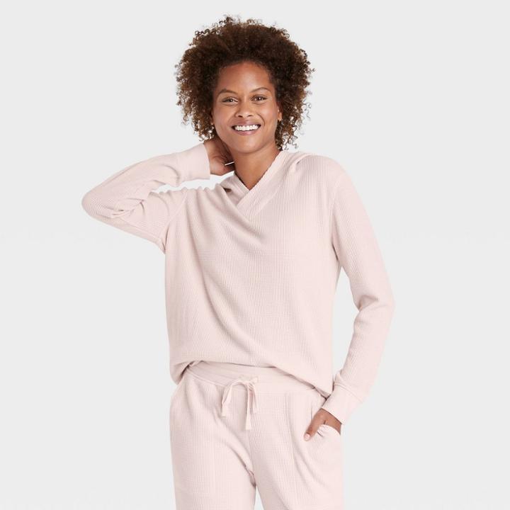 Women's Waffle Lounge Hooded Sweatshirt - Stars Above